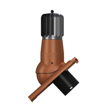 Produkt - Kominek wentylacyjny obrotowy z odpływem kondensatu Turbo Tile EVO Ø150/H492